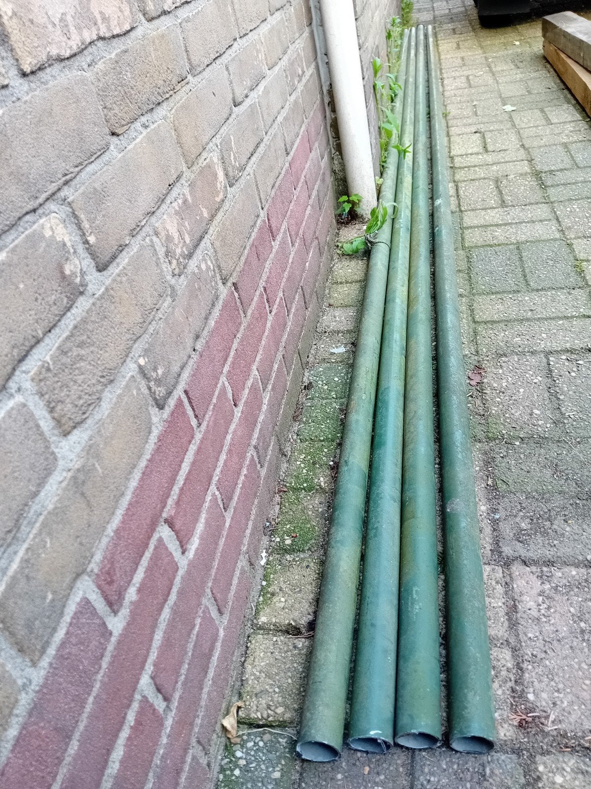 Gegalvaniseerde buis 4 stuks  3,95 mtr., Ophalen, Minder dan 10 meter