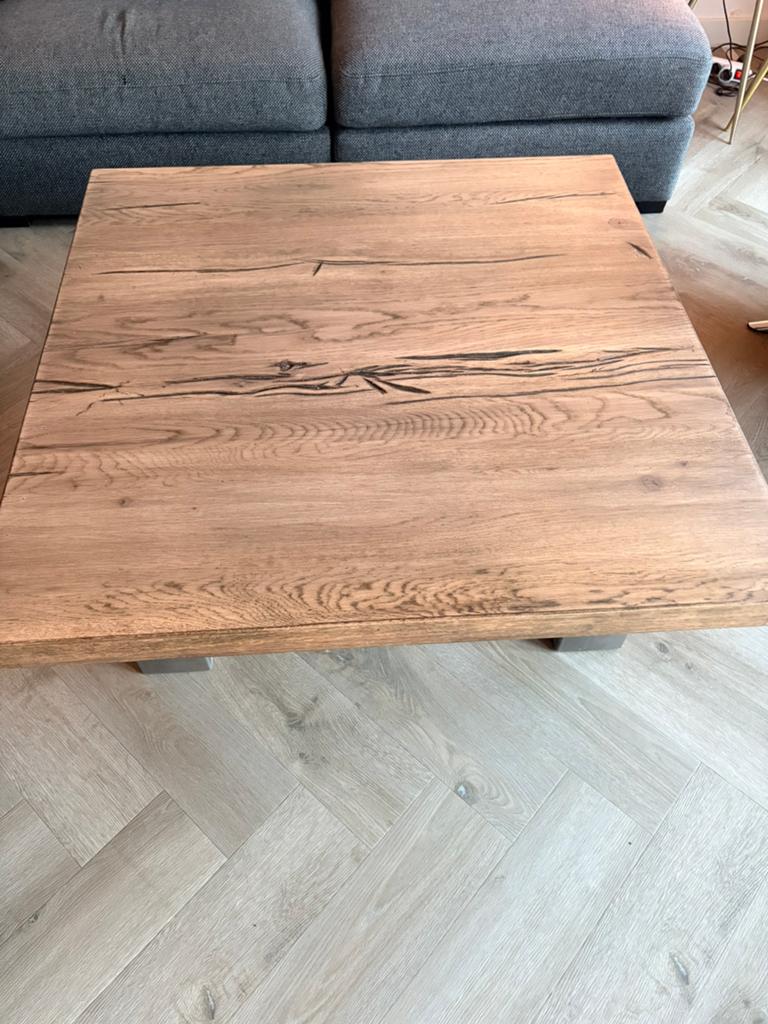 Salontafel 100x100 cm, Ophalen, 50 tot 100 cm, 50 tot 100 cm, Zo goed als nieuw