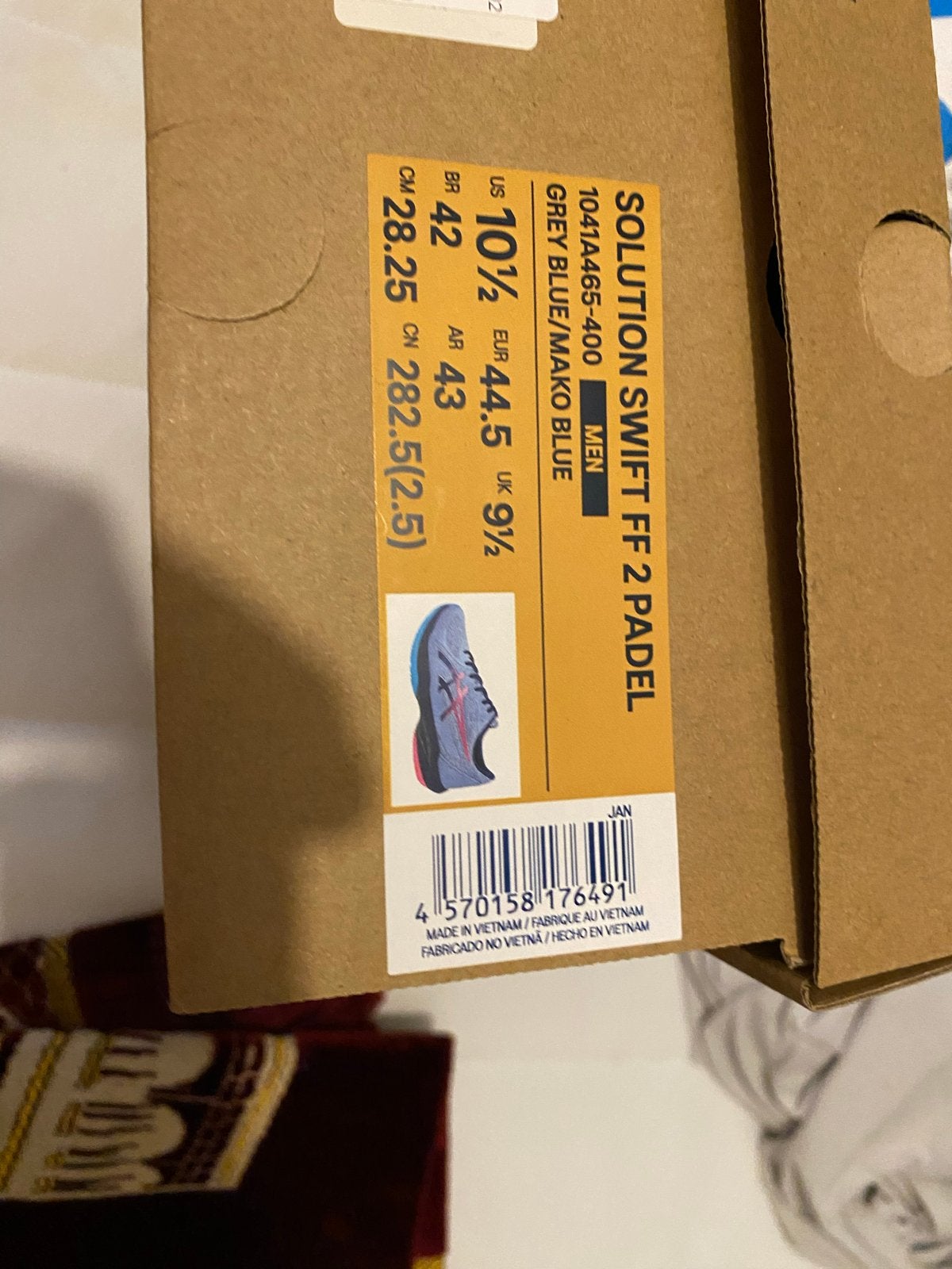 ASICS Solution Swift FF 2 Padel schoenen - Nieuw in doos, Ophalen of Verzenden, Nieuw, Schoenen, Overige merken