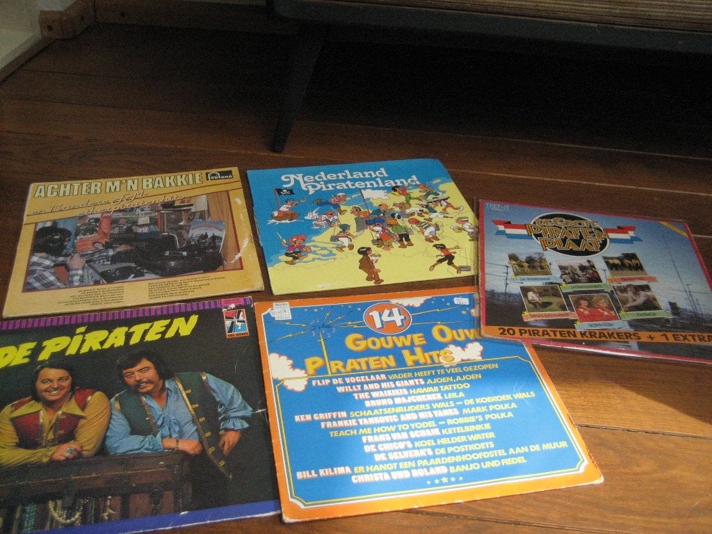 Piraten lps collectie 55lps, Cd's en Dvd's, Vinyl | Nederlandstalig, Ophalen of Verzenden, Gebruikt, 12 inch, Levenslied of Smartlap