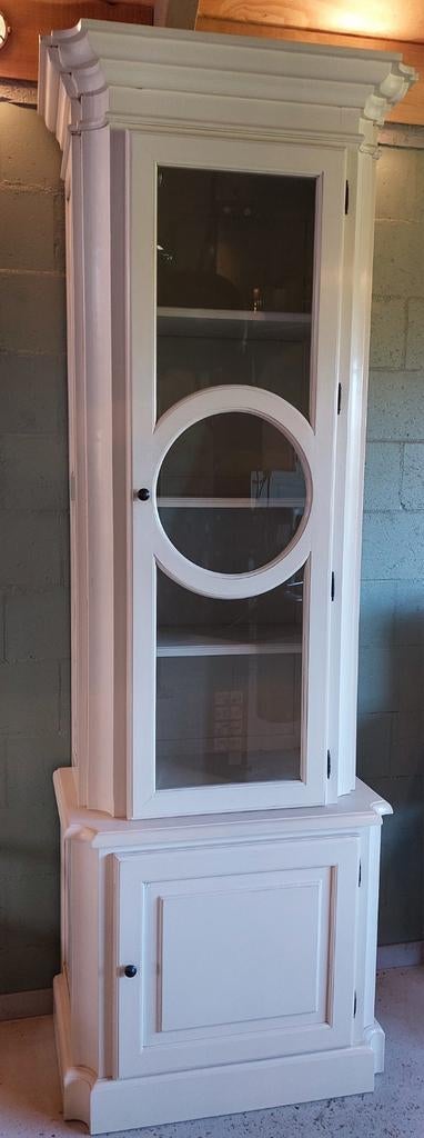 Eichholtz Chambery toogkast vitrinekast St. Moritz, Huis en Inrichting, Kasten | Vitrinekasten, Ophalen, 200 cm of meer, Eikenhout