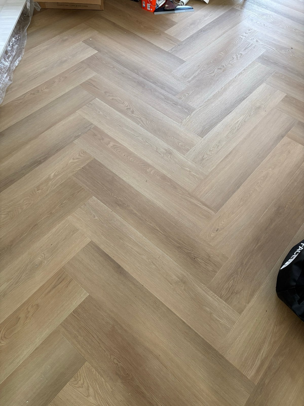 NIEUW Flooryard PVC plakvloer (4 dozen) + plinten, Ophalen, Kunststof, 50 tot 150 cm, Overige typen
