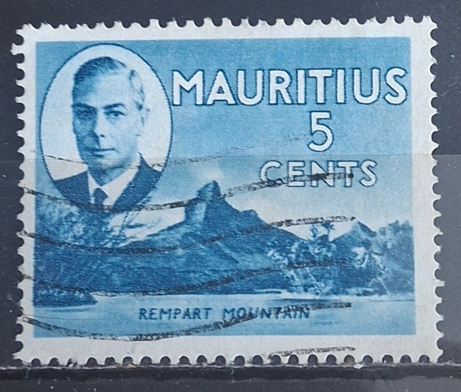 Mauritius Postzegel (B3-P10), Ophalen of Verzenden, Gestempeld, Midden-Amerika