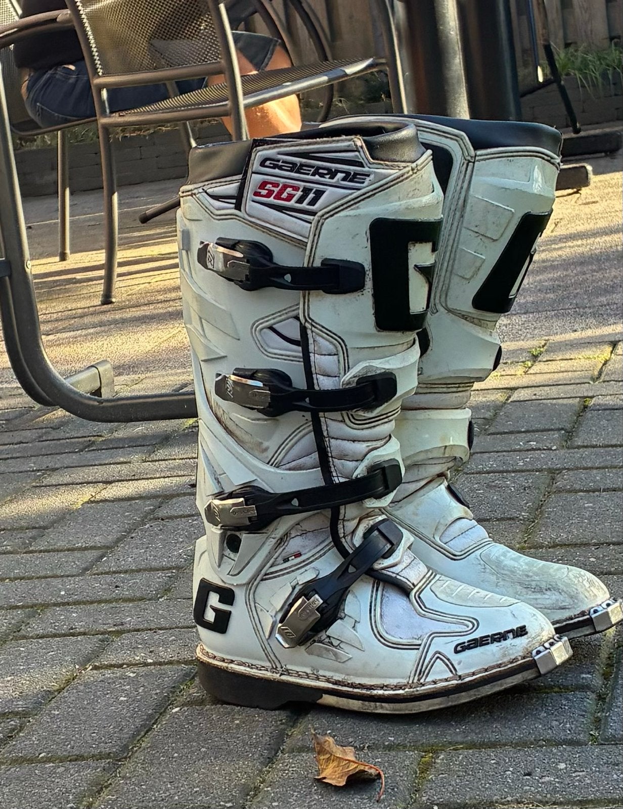 Nette motorcrosslaarzen - Maat 40, Verzenden, Gedragen, Wit, Boots