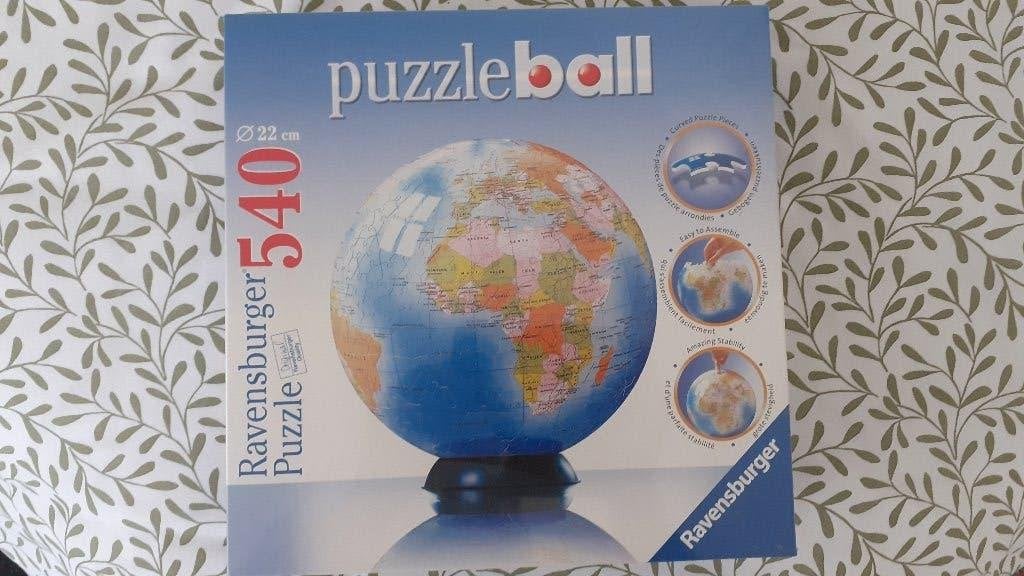 Puzzel wereldbol Ravensburger  NIEUW, Ophalen of Verzenden, 500 t/m 1500 stukjes, Nieuw, Legpuzzel