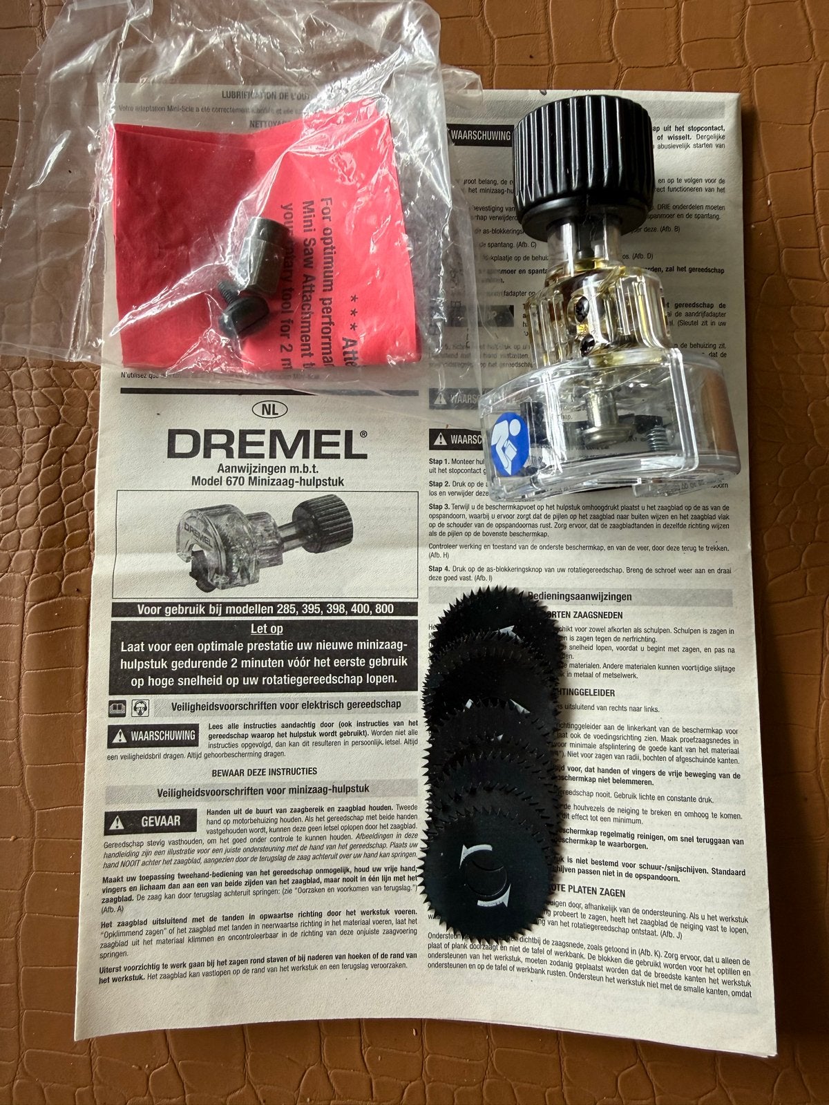 Dremel Minizaag-hulpstuk Model 670 met zaagbladen, Ophalen of Verzenden, Nieuw, Overige typen, Minder dan 30 mm