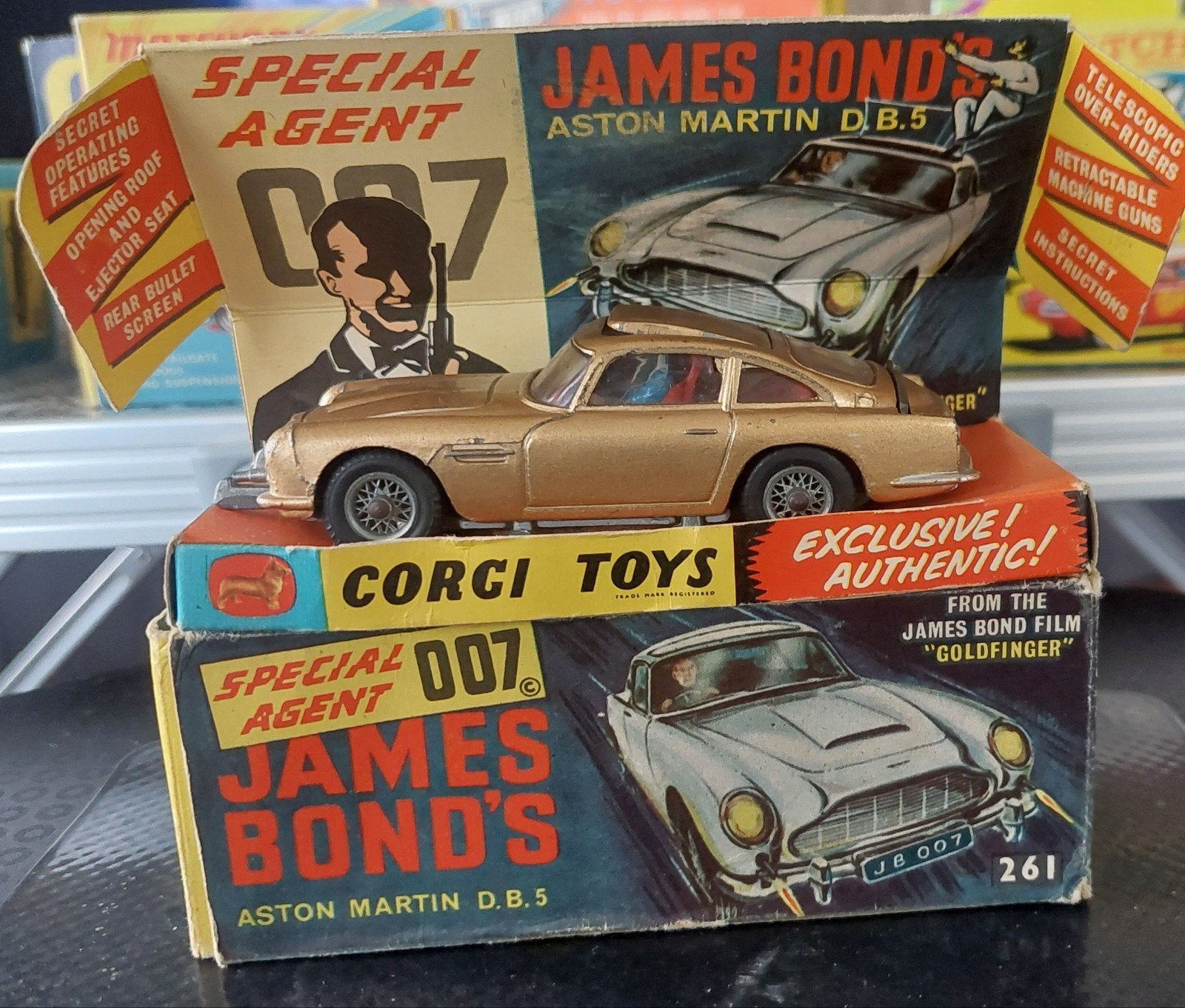 Corgi Toys James Bond 007 Aston Martin DB5 Goldfinger, Ophalen of Verzenden, Zo goed als nieuw