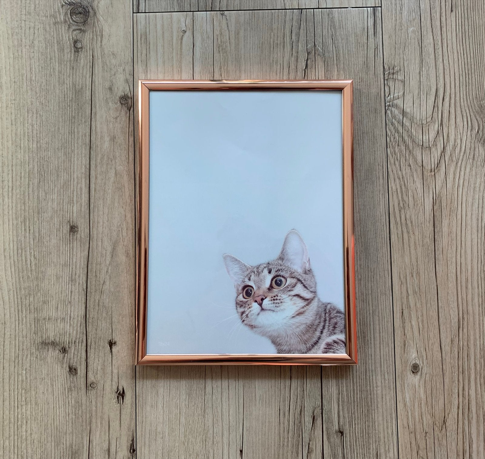 Fotolijst Roségoud A4 - Nieuwstaat, Kunststof, 24 cm, Ophalen of Verzenden, Fotolijst
