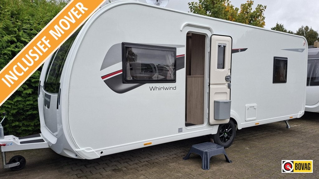 Elddis Whirlwind 550 Nieuw Model 2026 !, Caravans en Kamperen, Standaardzit, Elddis, Bedrijf, 5 tot 6 meter