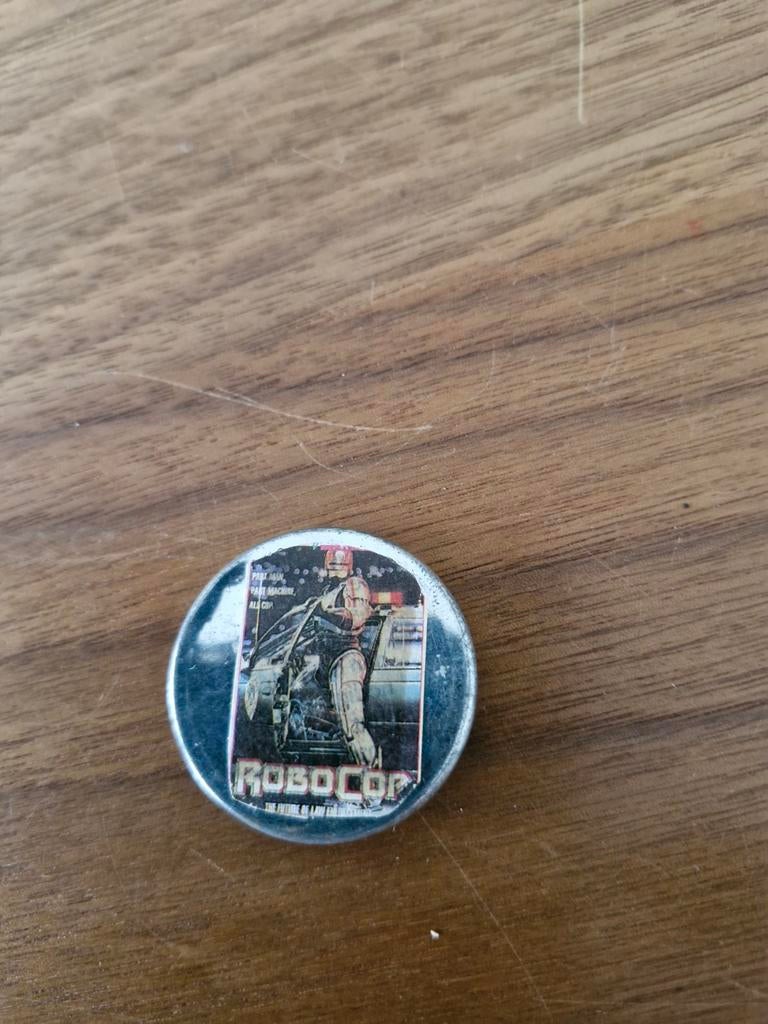 317 RoboCop Film Button, Ophalen of Verzenden, Gebruikt, Overige onderwerpen