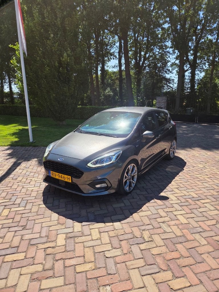 Ford Fiësta 1.0 Ecoboost 100pk 5dr 2018 Grijs, Auto's, Euro 6, Origineel Nederlands, Handgeschakeld, Grijs