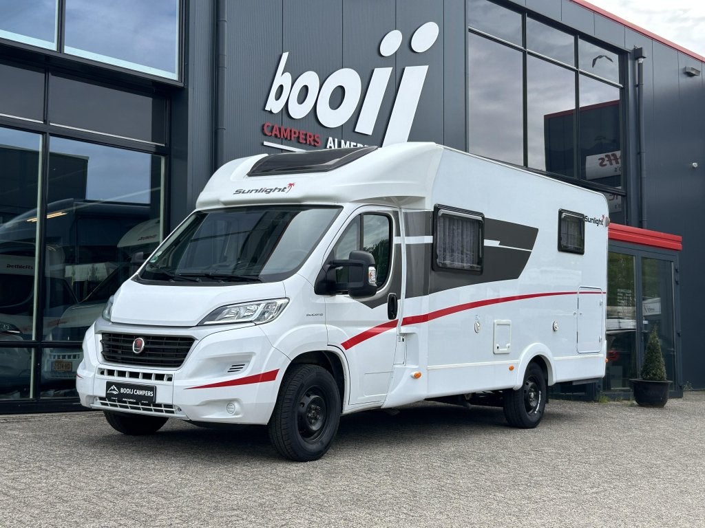 Sunlight T 66 lengtebedden + LPG, Sunlight, Fiat, Tot en met 3, Half-integraal