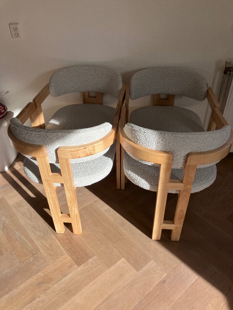 Japandi stoelen, Huis en Inrichting, Ophalen, Zo goed als nieuw, Hout, Vier