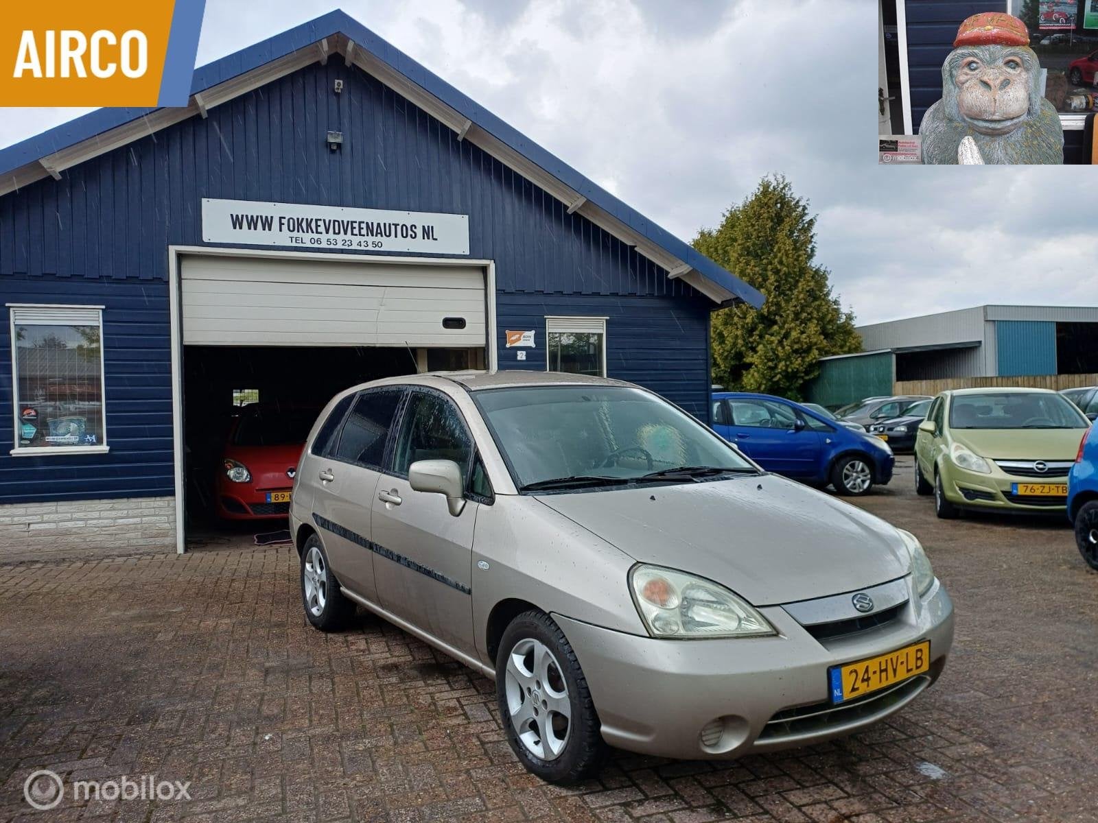 Suzuki Liana 1.6 First Edition Garantie, alle inruil mogelij, Voorwielaandrijving, Stof, Gebruikt, 4 cilinders
