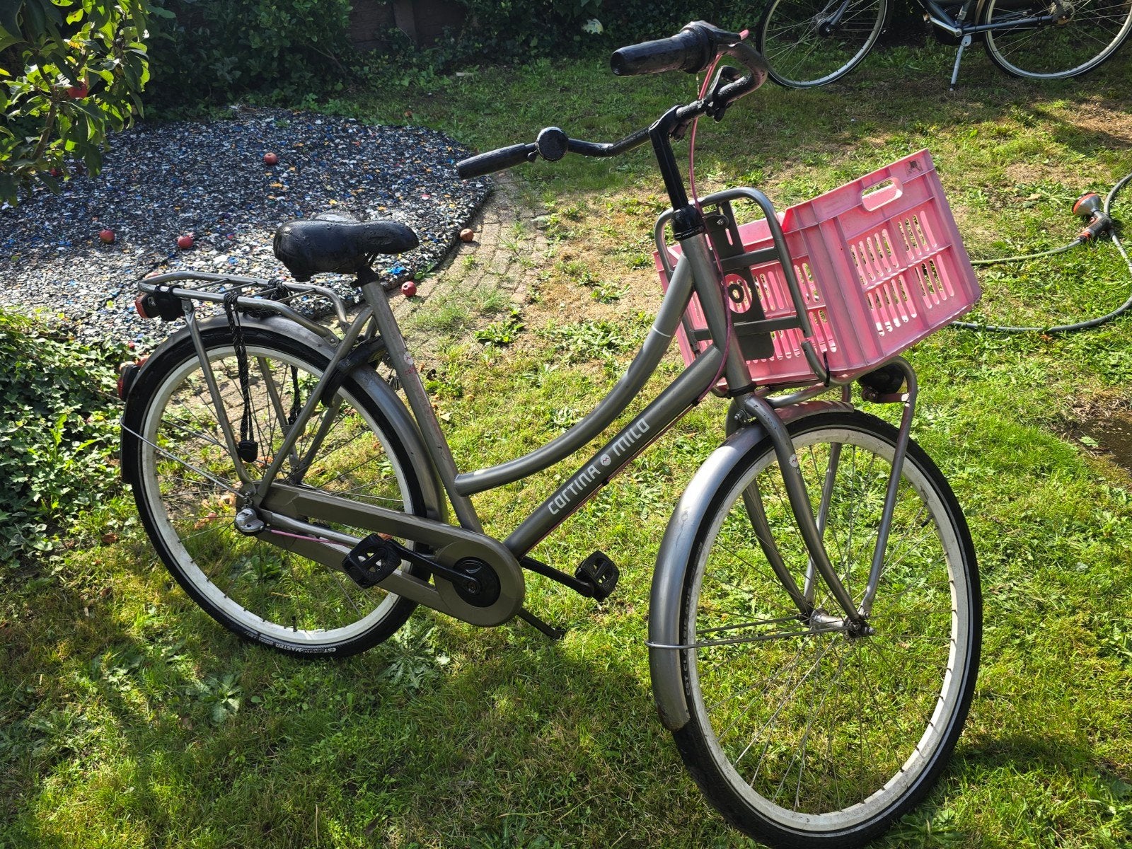 Meidenfiets 58cm opknapper (achteras moet vervangen), Gebruikt, Ophalen, 26 inch of meer, Terugtraprem