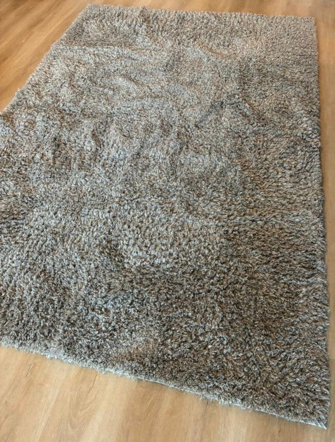 IKEA VINDEBÄK vloerkleed 160x230 cm, Ophalen, Gebruikt, Beige, 150 tot 200 cm