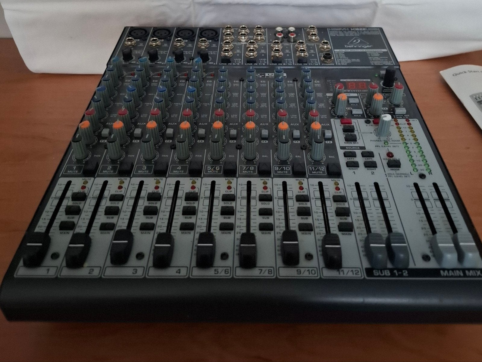 Mengpaneel Behringer XENYX X1622 USB, Muziek en Instrumenten, Dj-sets en Draaitafels, Ophalen, Gebruikt, Behringer
