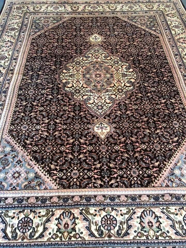 Perzisch tapijt handgeknoopt Bidjar Oosters vloerkleed wol, 200 cm of meer, Ophalen of Verzenden, 200 cm of meer, Rechthoekig