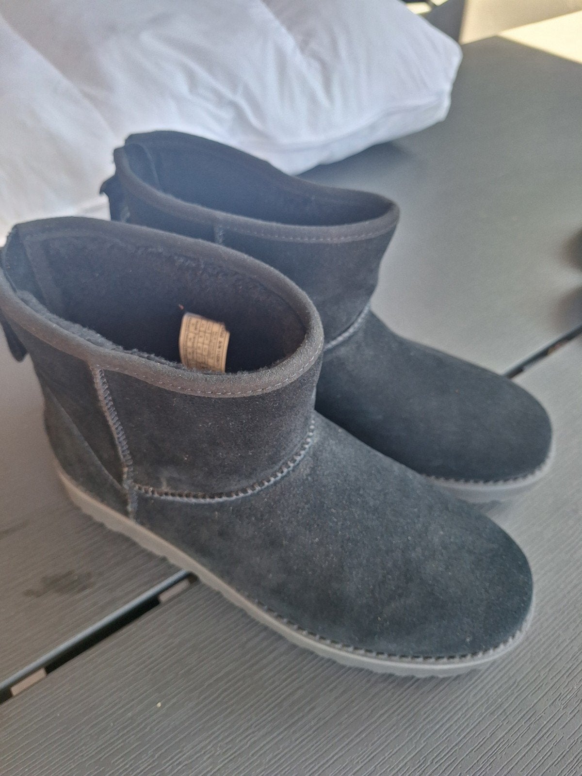 Zwarte UGG laarzen - Maat 41, UGG, Zwart, Lage of Enkellaarzen, Nieuw