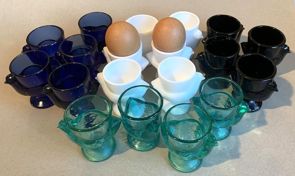 luminarc eierdopjes, Overige typen, Ophalen of Verzenden, Overige stijlen, Glas