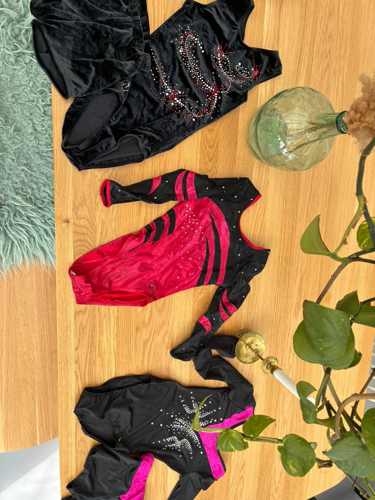 Mooie turnpakjes met broekjes, Ophalen, Gebruikt, Meisje, Sport- of Zwemkleding
