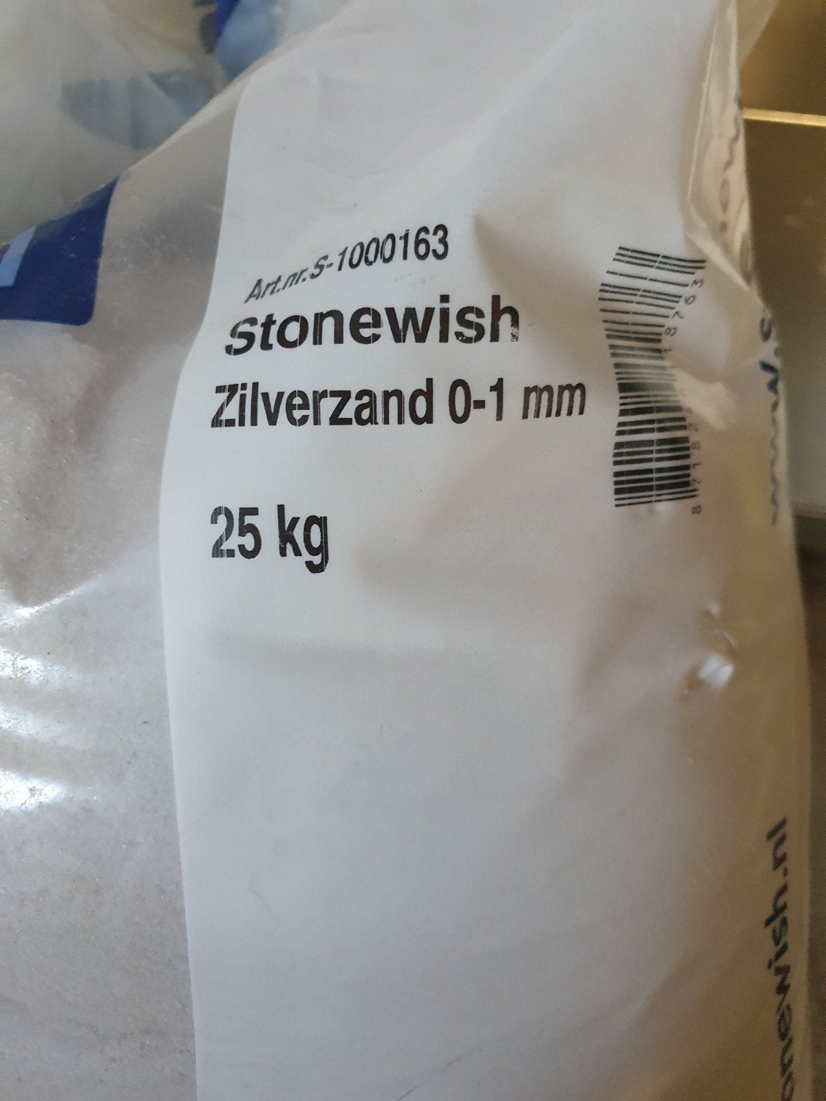 zilverzand 23 kg, Ophalen, Bakstenen