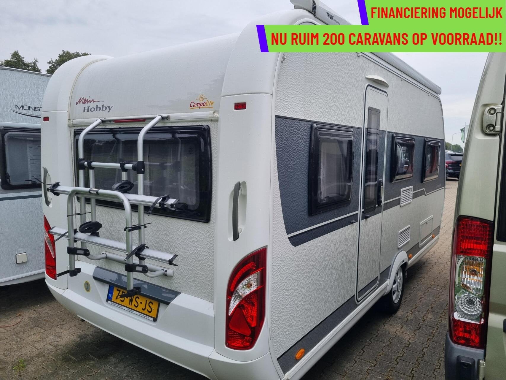Hobby 470 UL ontour ENKELE BEDDEN + MOVER + CASSETTE LUIFEL, Rondzit, Hobby, Bedrijf, Hordeur