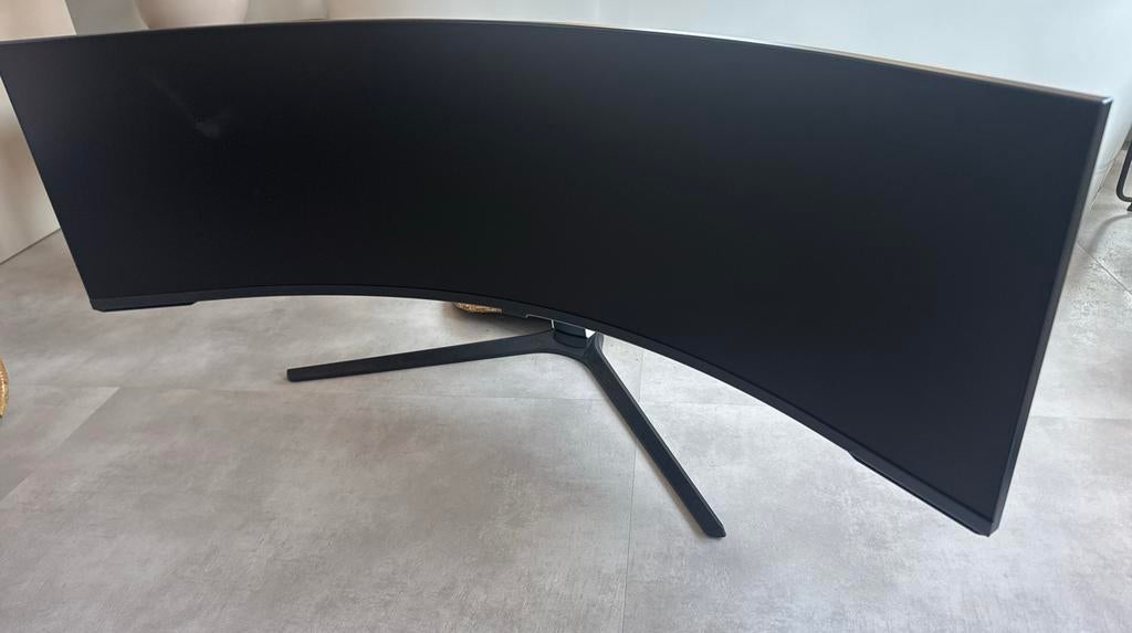Samsung Odyssey G9 49 inch Curved Gaming Monitor, Curved, VA, Zo goed als nieuw, 1 tot 2 ms