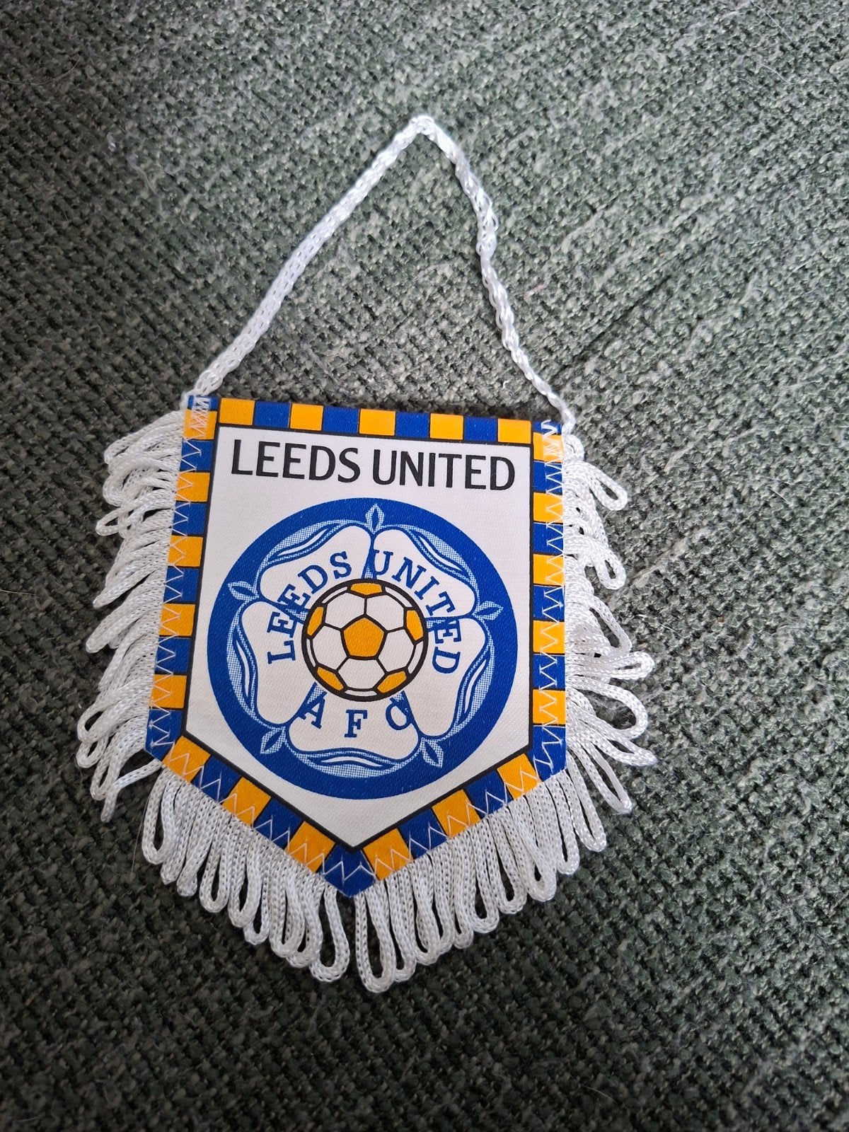 Leeds United vaantje, Ophalen of Verzenden, Buitenlandse clubs, Vaantje of Sjaal