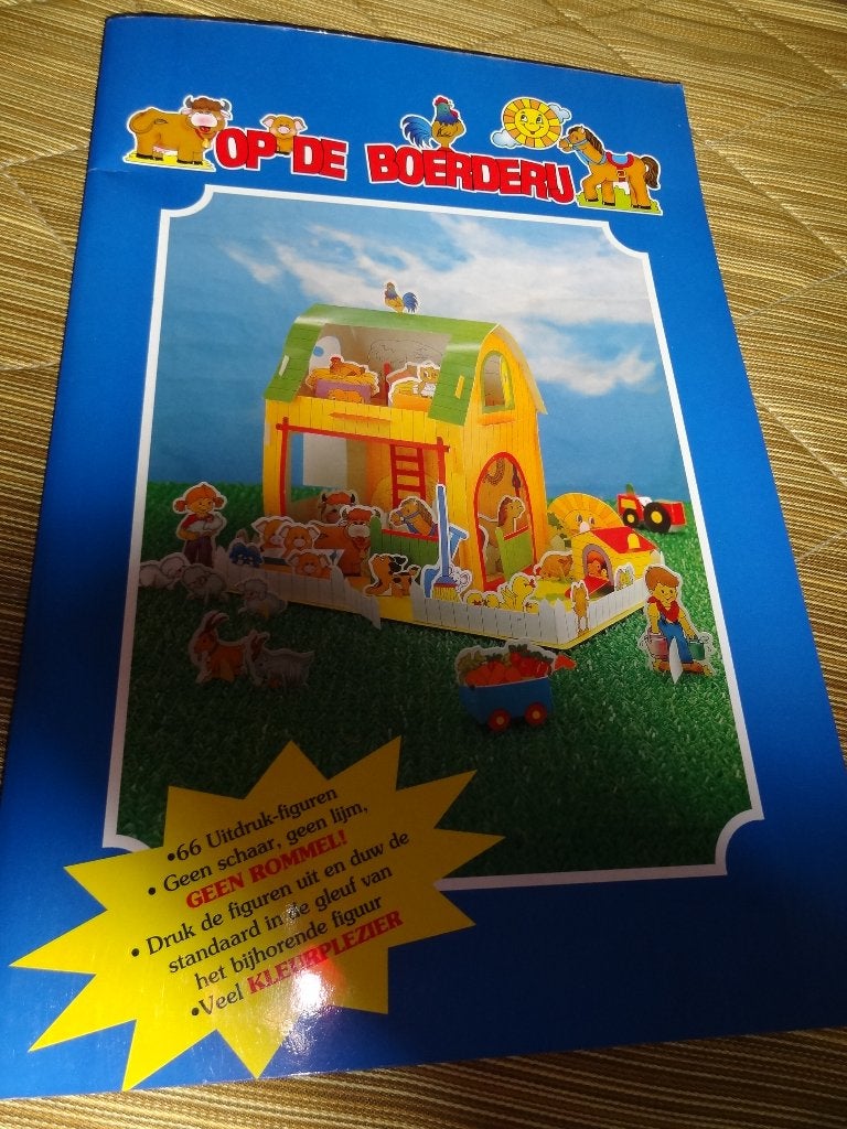 op de boerderij uitdrukvelboek, Ophalen of Verzenden, Nieuw, Knutselen