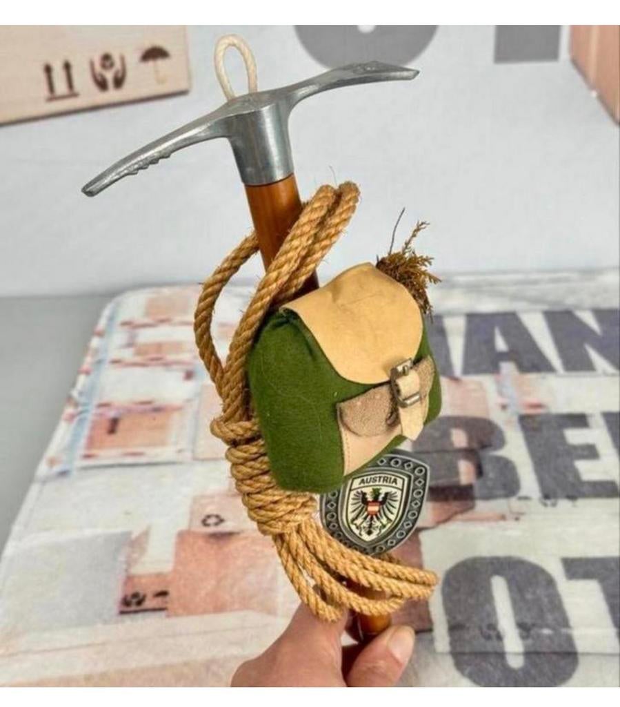 Austria Oostenrijk souvenir pickaxe touw tas bergbeklimmen, Overige typen, Ophalen of Verzenden, Zo goed als nieuw, H