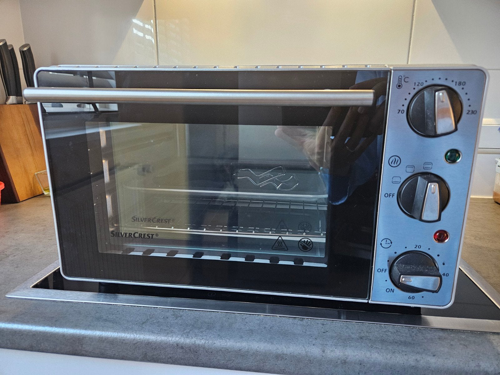 Silvercrest mini oven nieuw, Ophalen, Nieuw, Minder dan 45 cm, Minder dan 45 cm