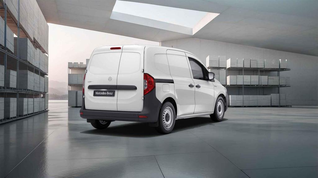 Mercedes-Benz eCitan 112 Base L1 51 kWh, Auto's, Bestelauto's, Zwart, Nieuw, Automatische klimaatregeling, Te koop