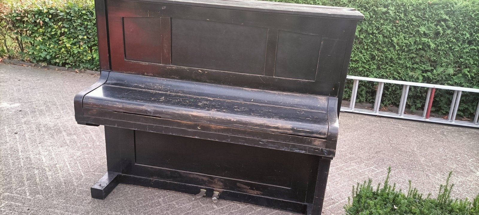 Antieke Bogs & Voigt Piano - Opknapper, Ophalen, Gebruikt, Zwart, Piano