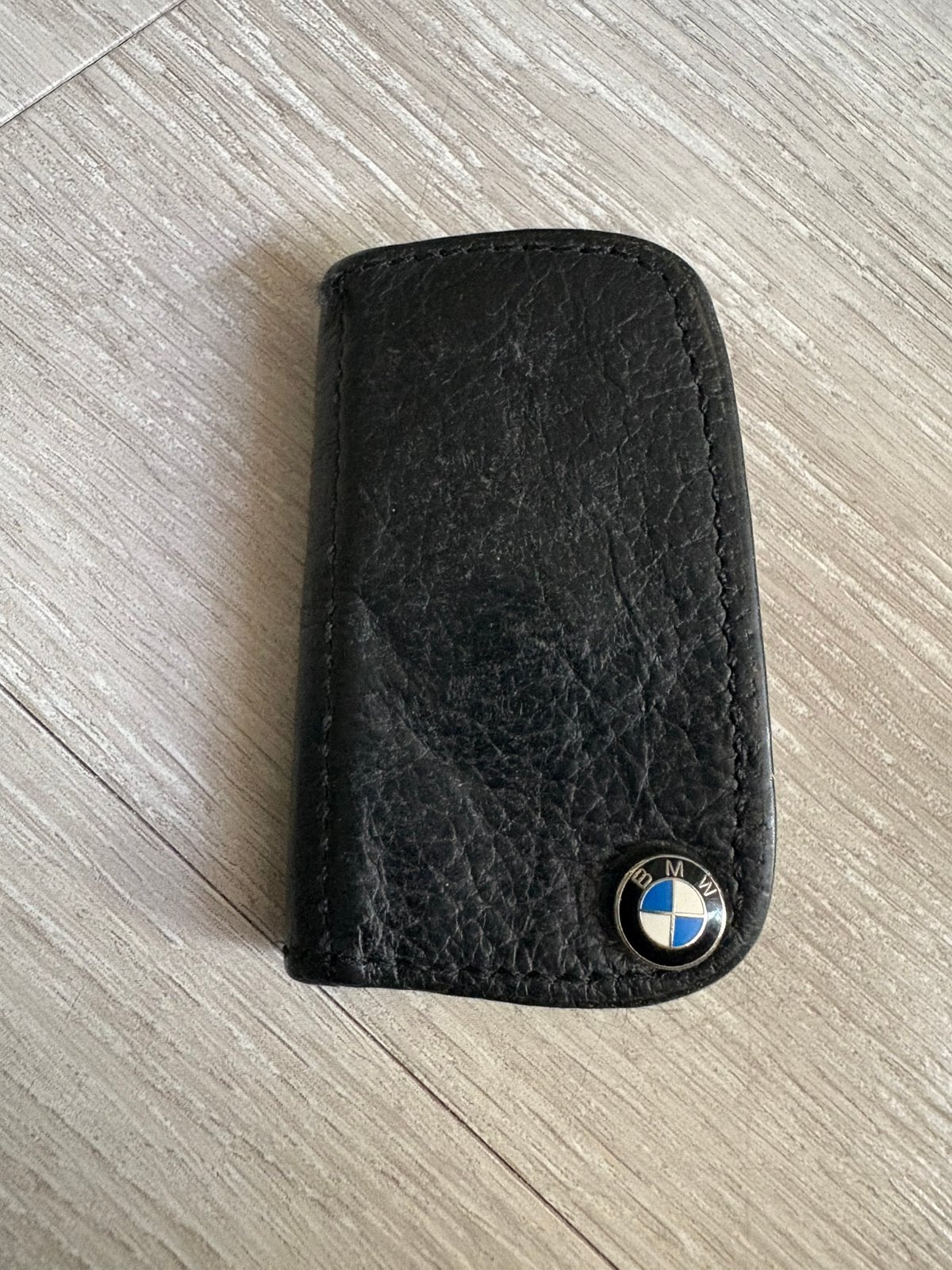 Origineel BMW zwarte leren sleuteletui OEM E36 E38 E39 E46, Ophalen of Verzenden, Zo goed als nieuw