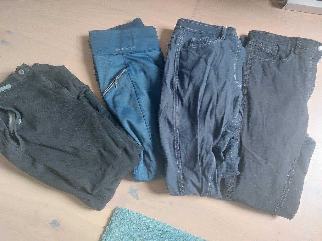 Rijbroeken (4stuks) maat 40, Ophalen, Gebruikt, L, Dressuur