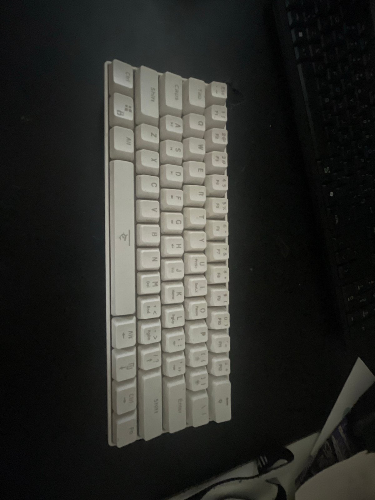 MINI Shinobi mechanisch toetsenbord met Cherry Red switches, Computers en Software, Gaming toetsenbord, Ophalen of Verzenden, Zo goed als nieuw