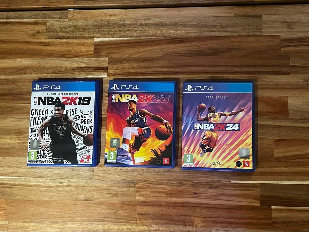 NBA 2K Games voor PS4 en PS5, alle 3 voor 10€, Online, Gebruikt, 1 speler, Ophalen of Verzenden