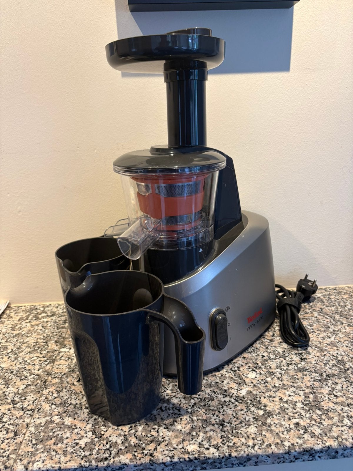 Tefal infiny juice, slowjuicer, Ophalen, Zo goed als nieuw, Slowjuicer