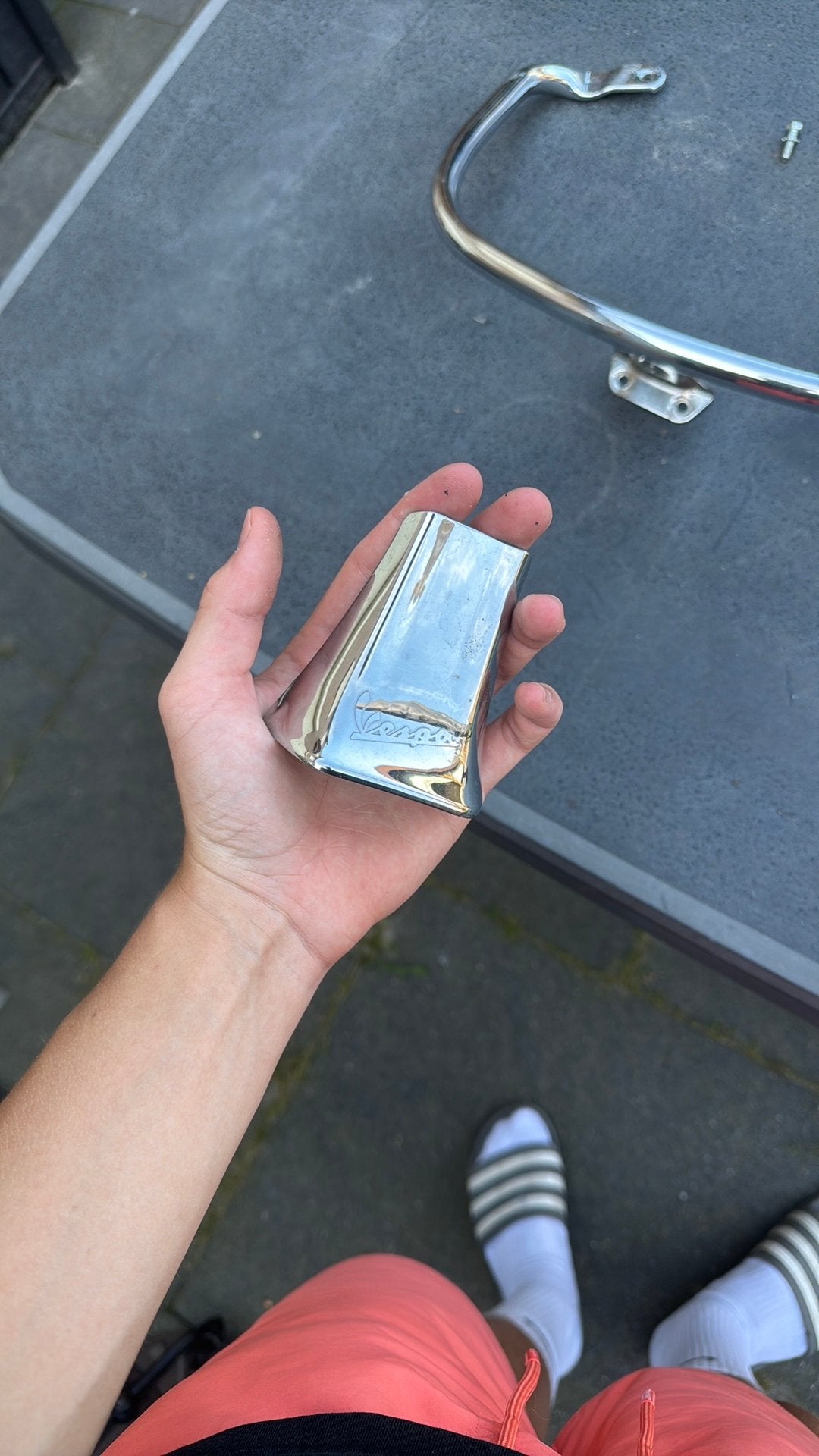 Achter rekje vespa Sprint/Primavera, Ophalen of Verzenden, Zo goed als nieuw, Overige typen, Vespa