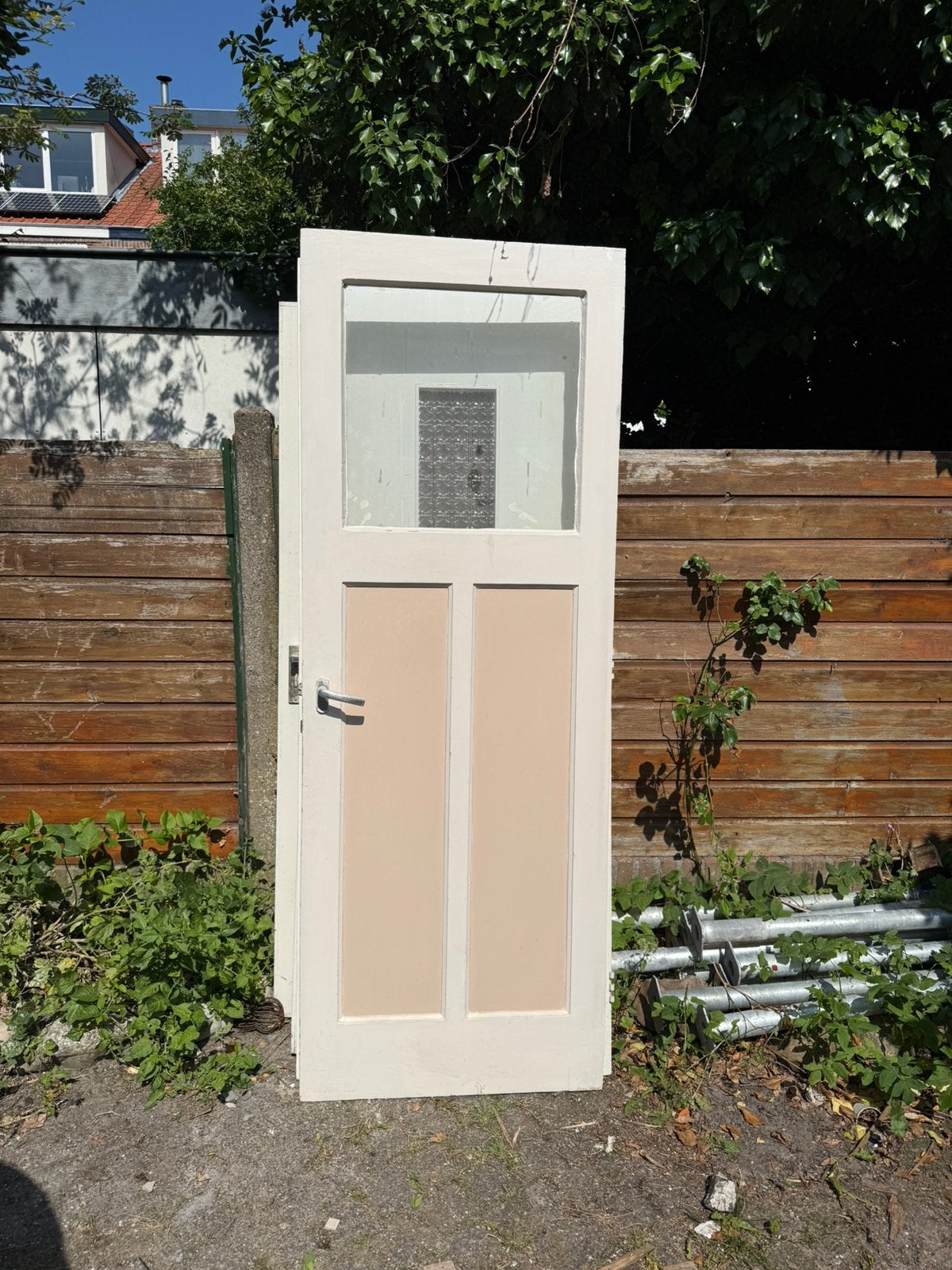 Diverse hardhouten jaren 30 binnendeuren., Ophalen, Gebruikt, 80 tot 100 cm, Binnendeur