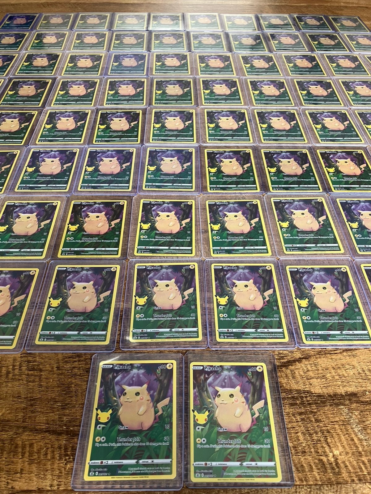 Partij Pikachu Celebrations #005 - 82 stuks, Ophalen of Verzenden, Nieuw, Meerdere kaarten