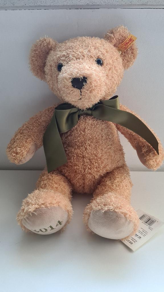Steiff Teddybeer 2014 - Cosy Year Beer, Verzamelen, Ophalen of Verzenden, Zo goed als nieuw, Stoffen beer, Steiff