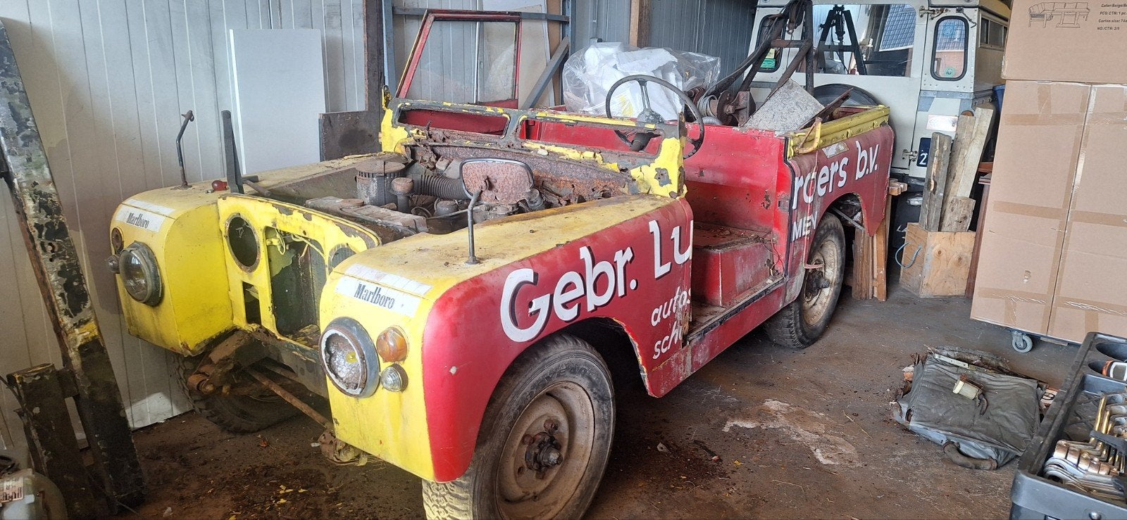 landrover series 2   88. 1961  voor onderdelen, Ophalen