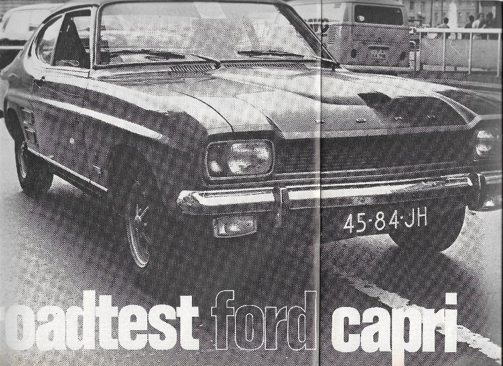 Roadtest Ford CAPRI, Autovisie, 1969., Ford, Nieuw, Ophalen of Verzenden, Autovisie