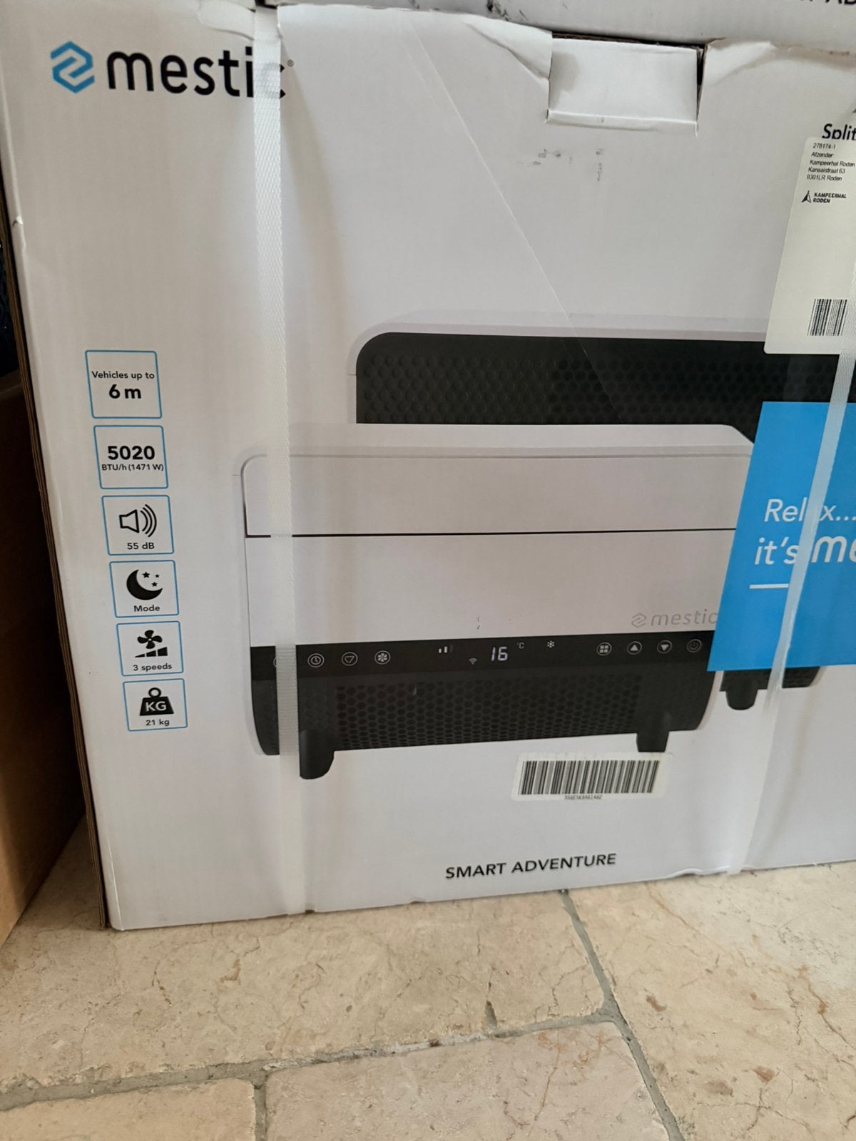 Nieuwe Mestic Split unit airconditioner SPA-5100 caravan, Ophalen of Verzenden, Nieuw