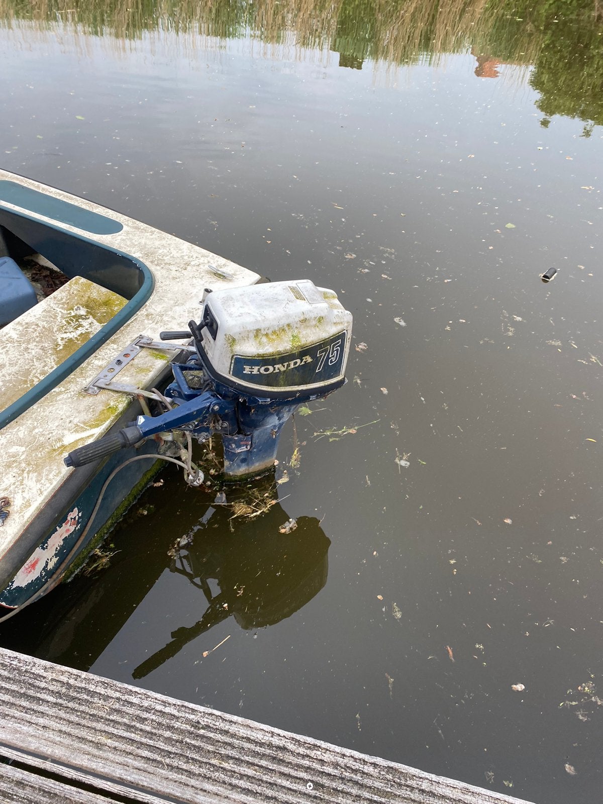7,5 pk 4 tackt goed werkend weg gezet, Watersport en Boten, Ophalen of Verzenden, Zo goed als nieuw, Motor en Techniek