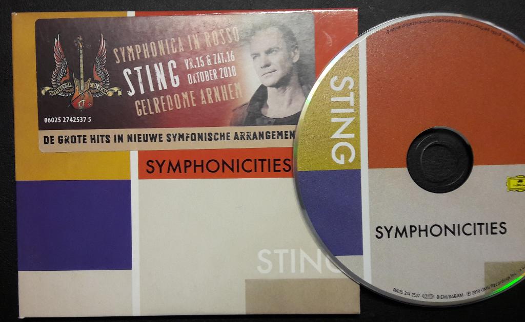 STING - Symphonicities ( Symphonica in Rosso, CD ), Cd's en Dvd's, Cd's | Pop, Zo goed als nieuw, Ophalen of Verzenden