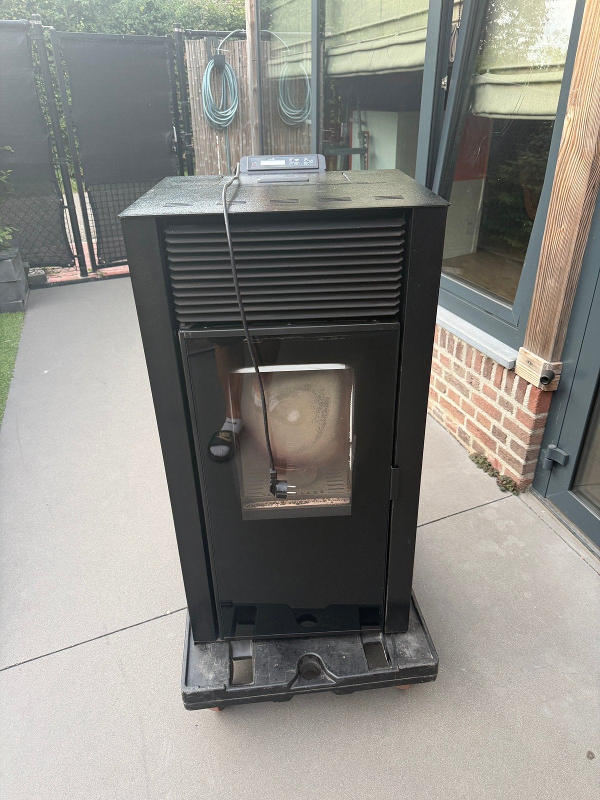 Pelletkachel 14 kw, Huis en Inrichting, Kachels, Ophalen, Gebruikt, Overige brandstoffen, Pelletkachel