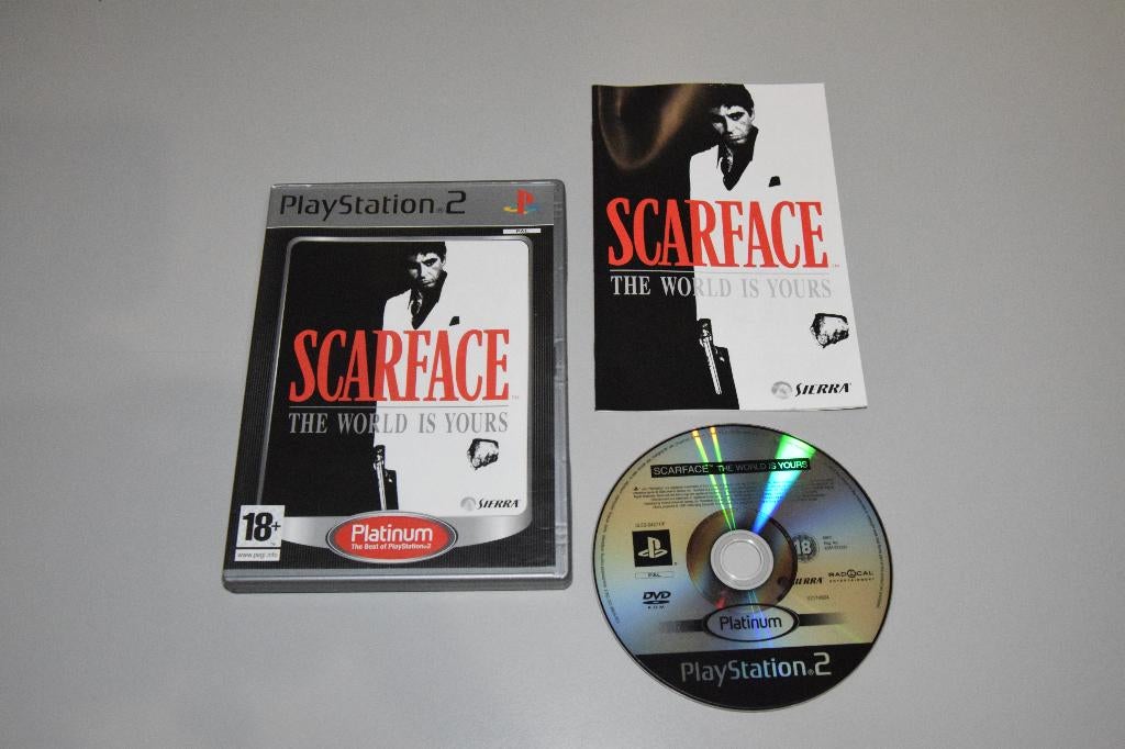 Playstation 2 : Scarface - The World is Yours [Platinum], Spelcomputers en Games, Gebruikt, Vanaf 18 jaar, Shooter, 1 speler